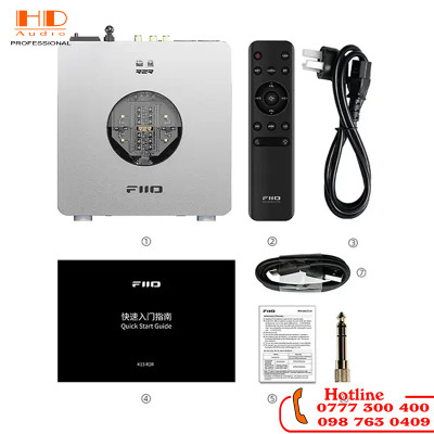FiiO K13 R2R - Desktop DAC/Amp Hi-End R2R, Bluetooth LDAC, Balanced 4.4mm & XLR